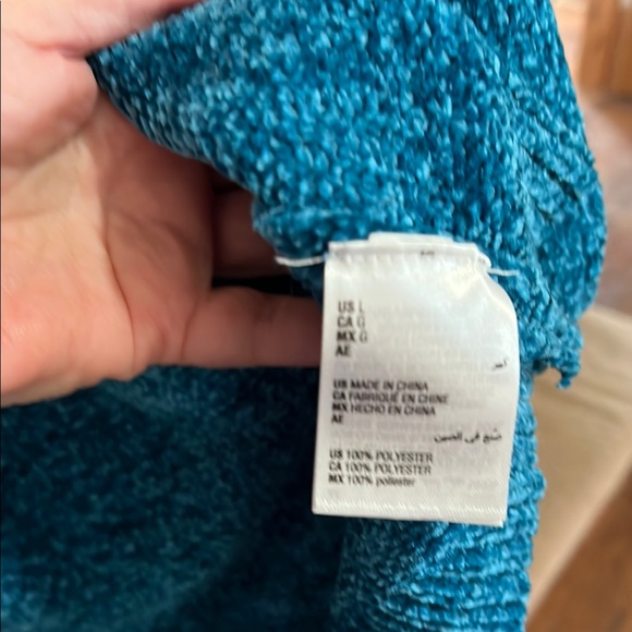 Karen Scott Blue Cardigan Soft Knit Layering Piece - Picture 3 of 5